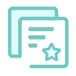 Insured Person Icon, insured,document,star