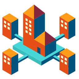 Subsidiaries Company Branch Icon, subsidiaries,company,branch