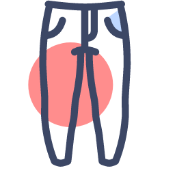 Casual Pants Icon, casual pants,bottoms