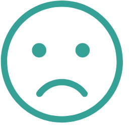 Bad Review Icon, bad review,frown,feedback