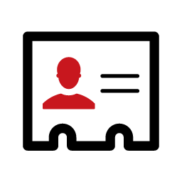 Personal Info Management Icon, personal info,management