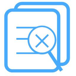 Bad Record Recognition Icon, bad record recognition,document,cross