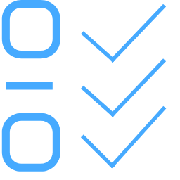 High Accuracy Icon, high accuracy,checkmark,boxes