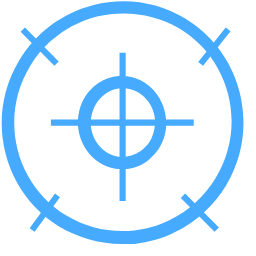 Precise Recognition Icon, precise recognition,target,crosshair