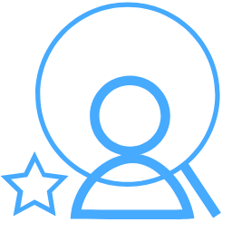 Quality Population Screening Icon, population screening,person,star