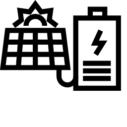 Solar Power Generation Icon, solar,power