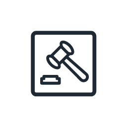 Administrative Coercion Icon, coercion,administrative,gavel