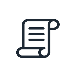 General Document Template Icon, document,template,scroll