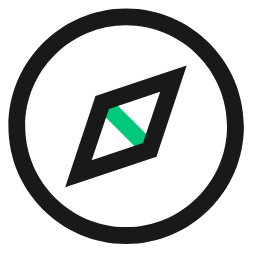 Information Compass Icon, information,compass