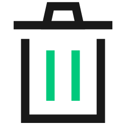 Trash Can Icon, trash can,waste