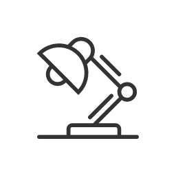 Desk Lamp Icon, lamp,lighting