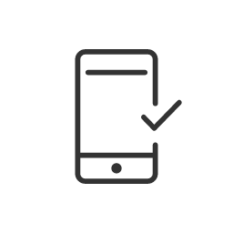 Phone Check Icon, phone,check