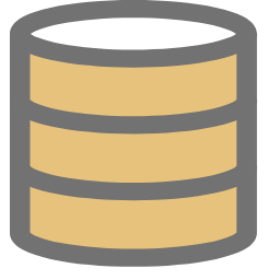 Data Storage Icon, data,storage,cylinder