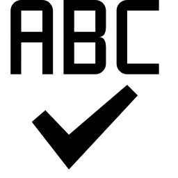 Spell Check Icon, spell,check,verification