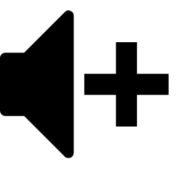 Volume Increase Icon, volume,increase,audio