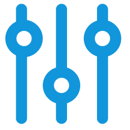 Configuration Knobs Icon, configuration,knobs