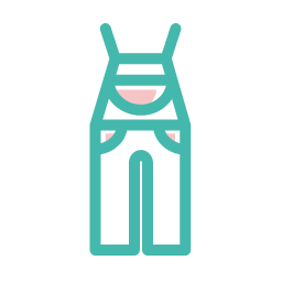 Overalls Icon, overalls,pants,clothing
