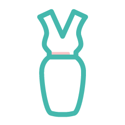 Professional Long Dress Icon, dress,long dress,professional
