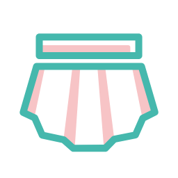 Tennis Skirt Icon, skirt,tennis skirt,clothing