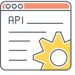 API Icon, API,code,development