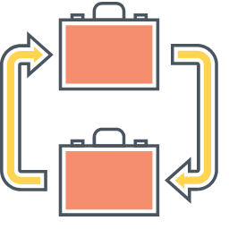 B2B Icon, B2B,business,briefcase