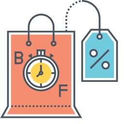 Black Friday Sales Icon, Black Friday,sales,bag