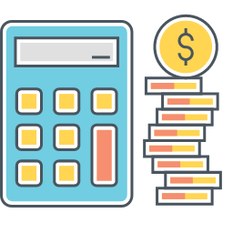 Budgeting Icon, budgeting,calculator,money