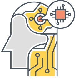 Computational Intelligence Icon, computational intelligence,AI,brain
