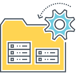 Data Collection System Icon, data,collection,system