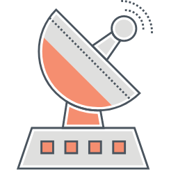 Earth Station Icon, earth station,satellite dish,communication
