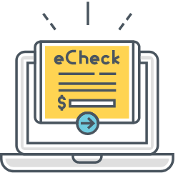 Electronic Check Icon, electronic,check,payment
