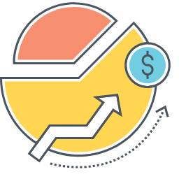 Investment Icon, investment,pie chart,graph