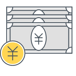 Japanese Yen Icon, yen,currency,banknote