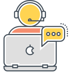 Live Chat Icon, live chat,laptop,support