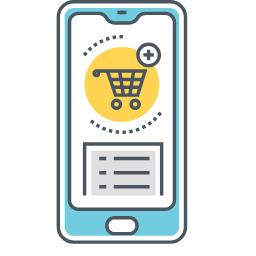 Mobile Shopping Icon, mobile,shopping,bag