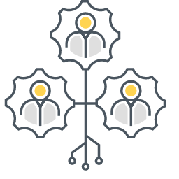 Multi - Agent System Icon, multi - agent system,AI,system