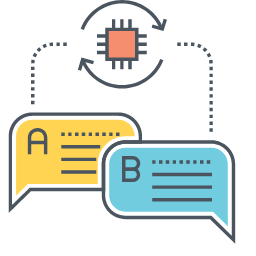Natural Language Processing Icon, natural language processing,NLP,speech