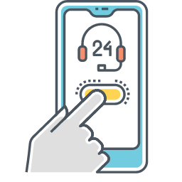 Online Help Icon, online help,phone,support