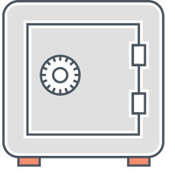 Save Box Icon, save box,lock,handle