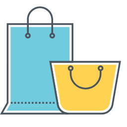 Shopping Bag Icon, shopping,bag,retail