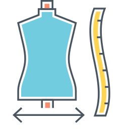 Size Guide Icon, size,guide,measuring,tape