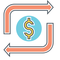 Transfer Icon, transfer,dollar,arrows