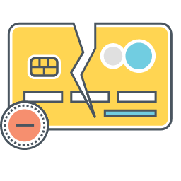 Underbanked Icon, underbanked,bank,red dot