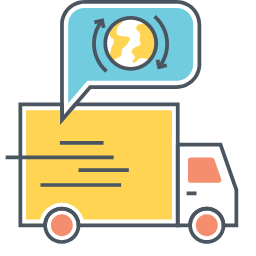 Worldwide Shipping Icon, worldwide,shipping,truck