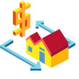 Property Trading Icon, property trading,trading,property exchange