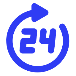 24 Hours Icon, 24 hours,time