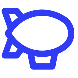 Airship Icon, airship,transportation
