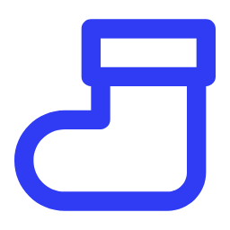 Christmas Sock Icon, christmas sock,holiday