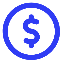 Dollar Circled Icon, dollar circled,money