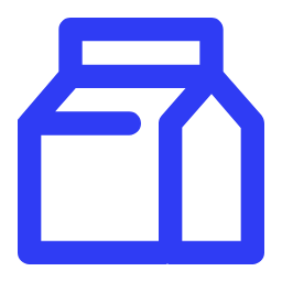 Milk Carton Icon, milk,carton,dairy